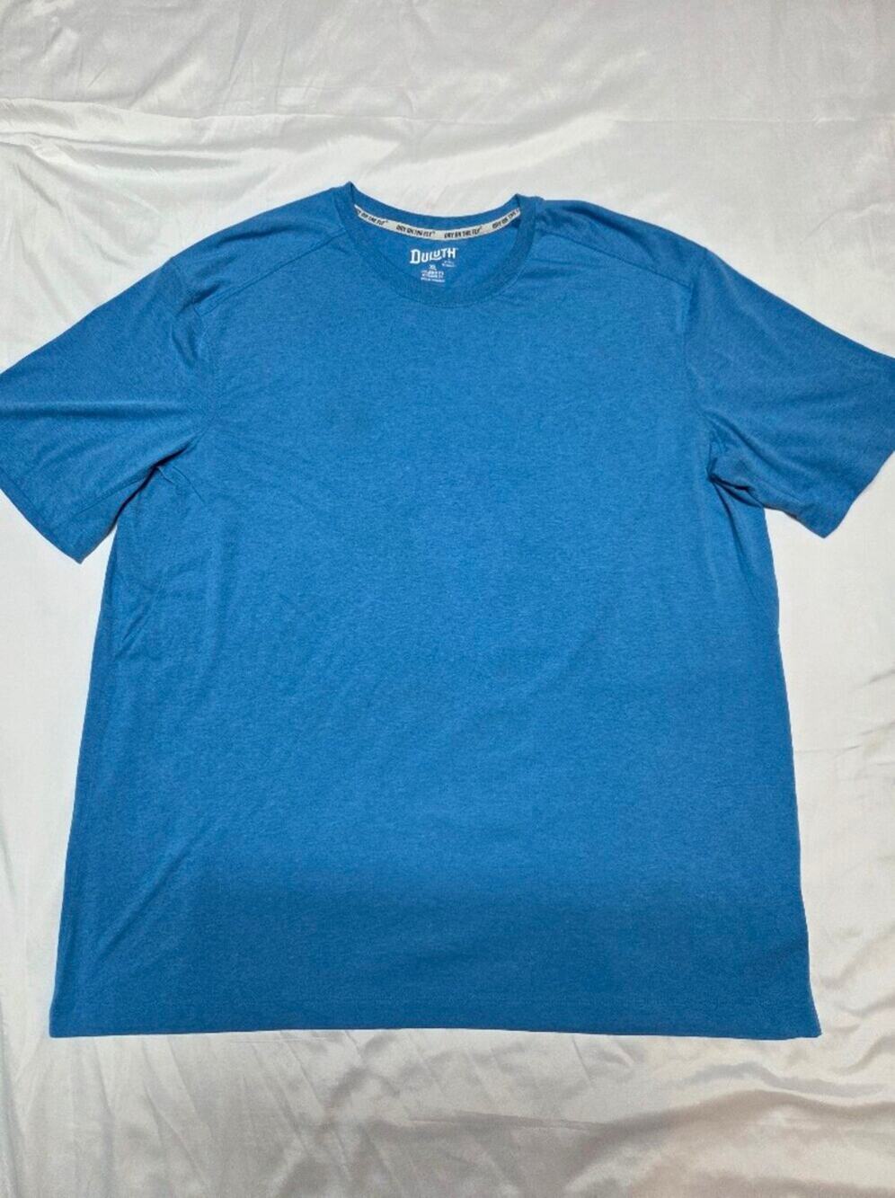 Duluth Trading Co Royal Blue Short Sleeve Crew Tee